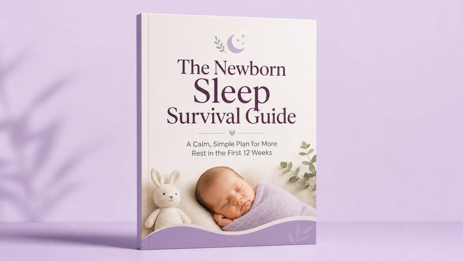 The Newborn Sleep Survival Guide digital product cover